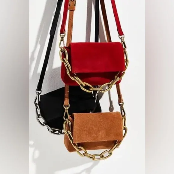 Free People Charlie Chain Leather Crossbody bag - Picture 3 of 14